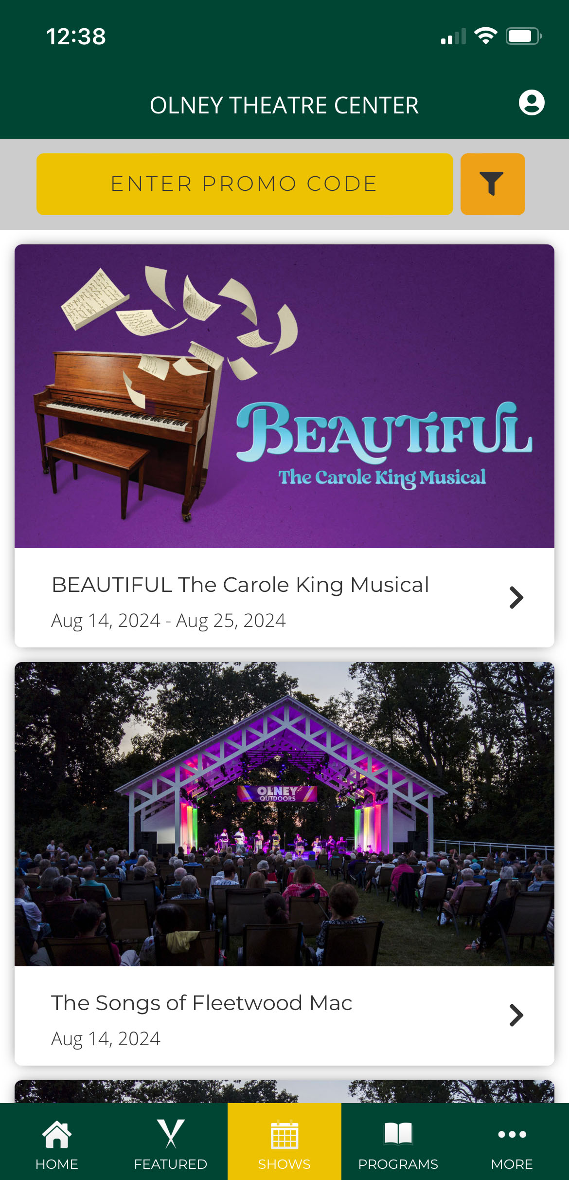 Olney Theatre Center App | Olney Theatre Center