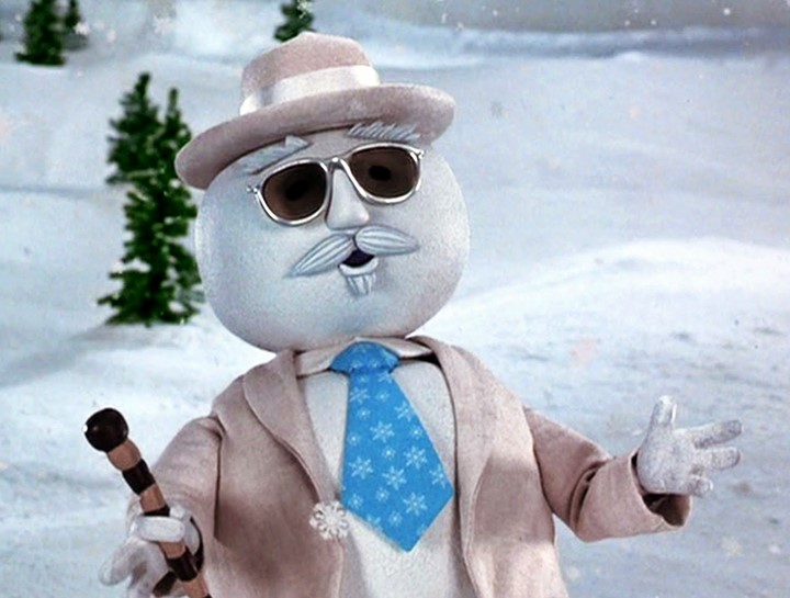 Snowman from Elf the movie