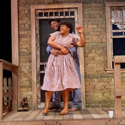Carl Stewart and Ría Simpkins in August Wilson's FENCES. Photo Credit: DJ Corey Photography