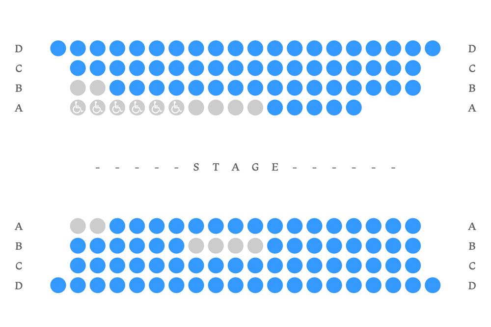 Seating Configuration for The Joy That Carries You